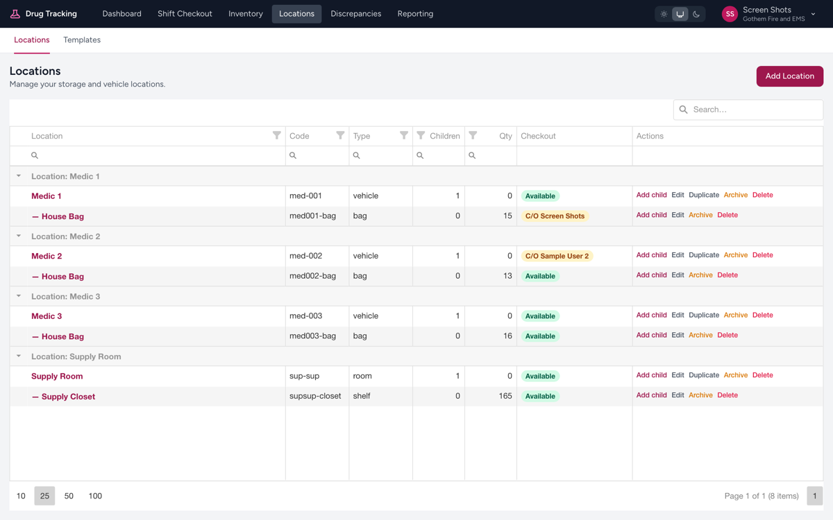 Inventory Management screenshot