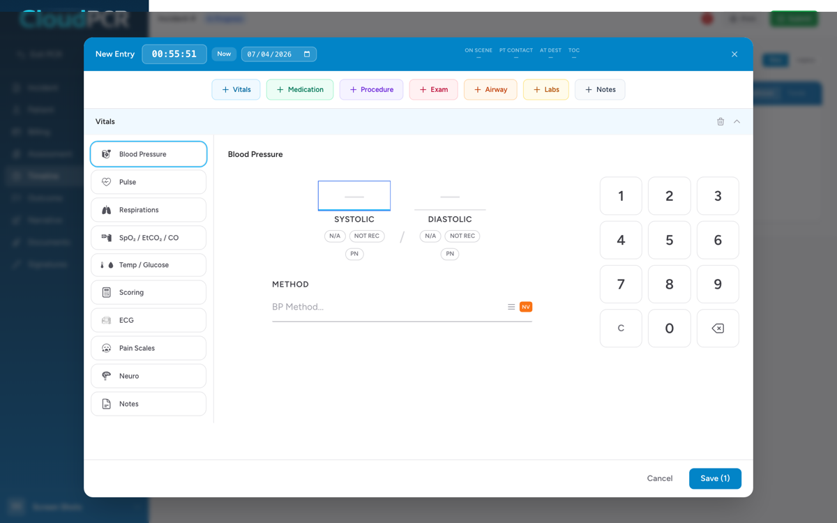 Patient Care Reporting screenshot